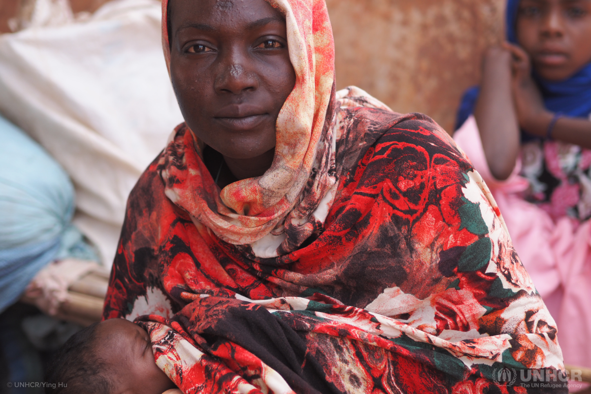 Sudanese mother Rawda in Chad