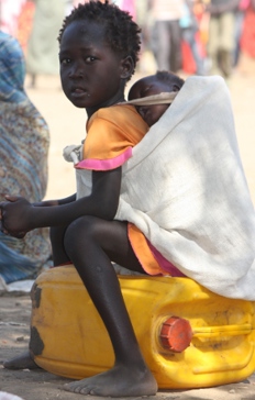 Refugee children in Doro camp, South Sudan.