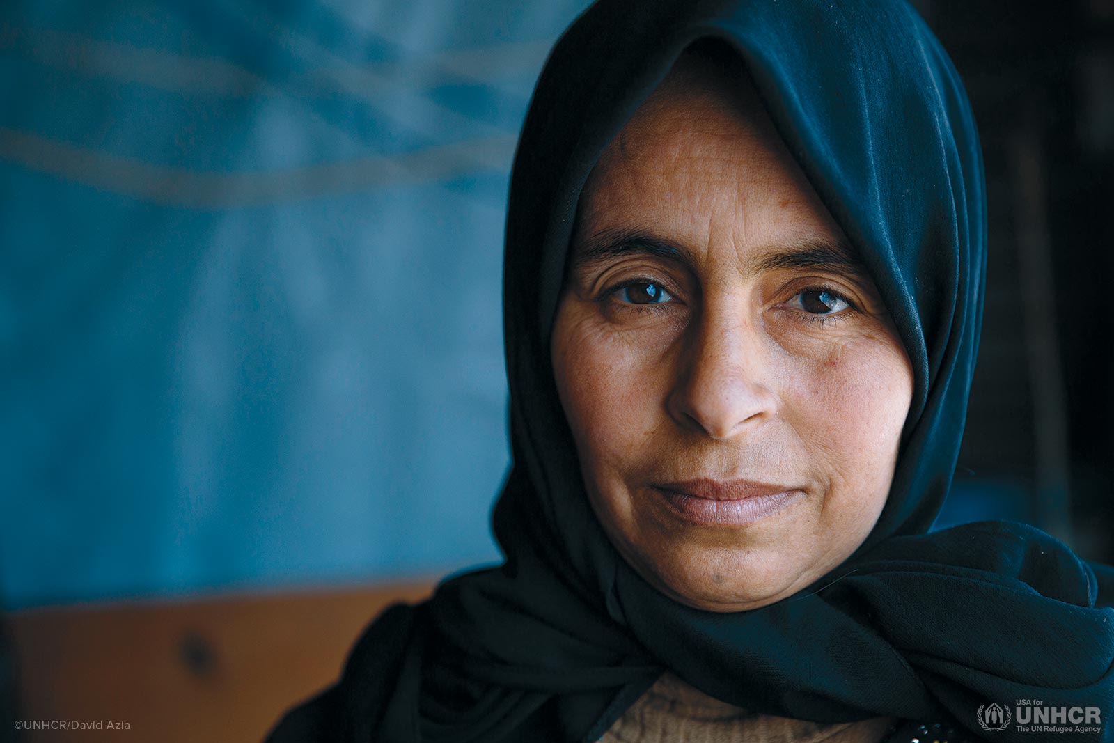 Halima received winterization assistance in order to weatherproof her shelter from the harsh winter