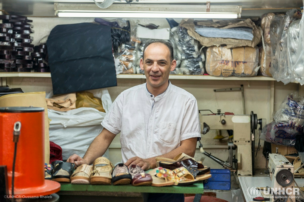 Diyaa, Syrian refugee and shoemaker in Morocco