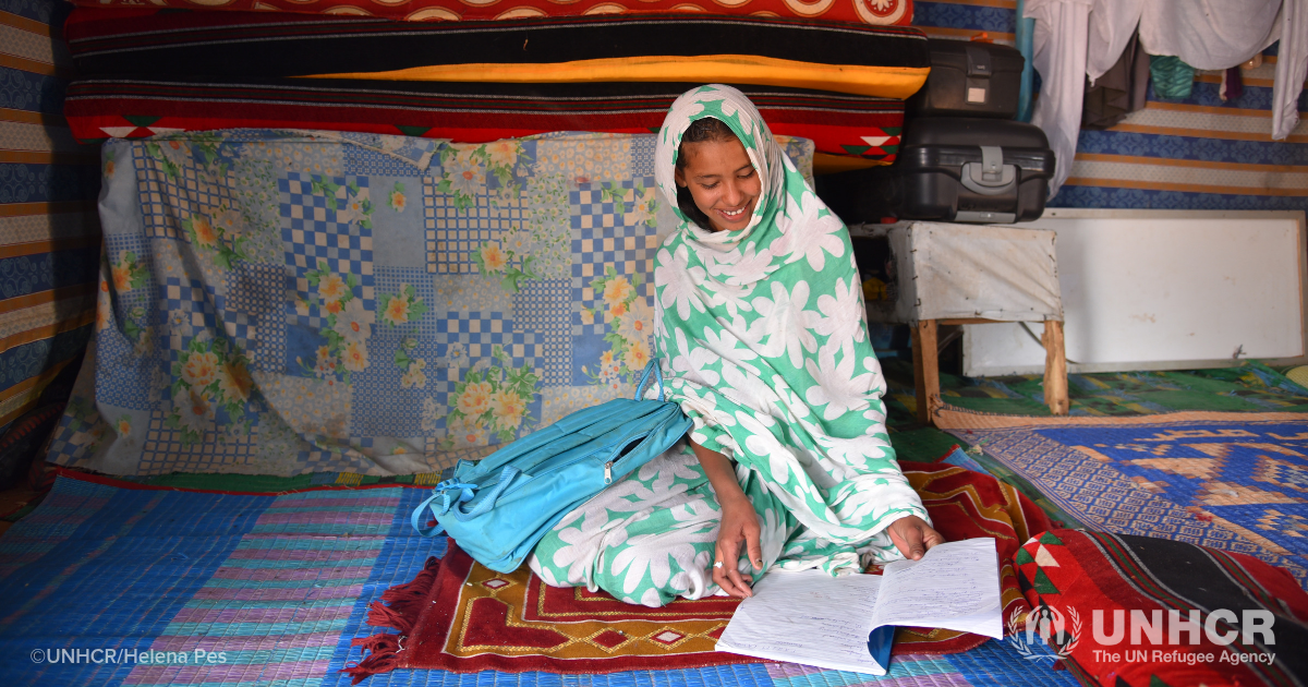 Malian refugee Fatimata celebrated on International Women's Day