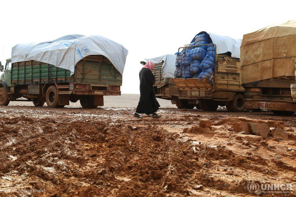 118 trucks delivered life-saving assistance to over 40,000 people in Rukban makeshift settlement.