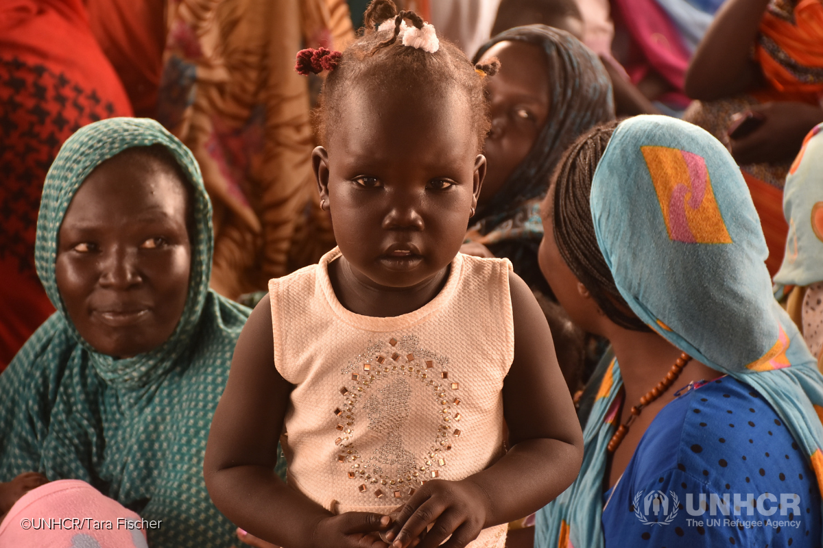 Little girl from South Sudan