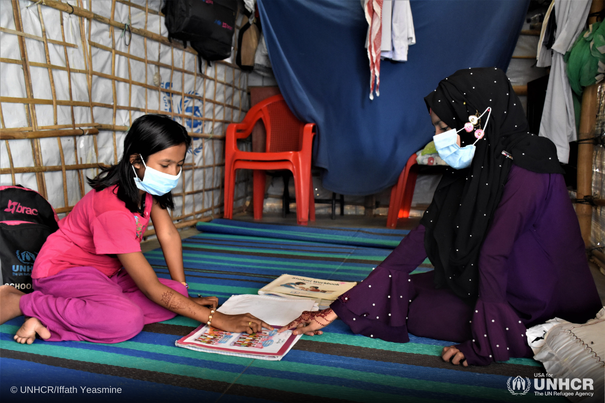 Rohingya refugee tutor making her mark in Bangladesh