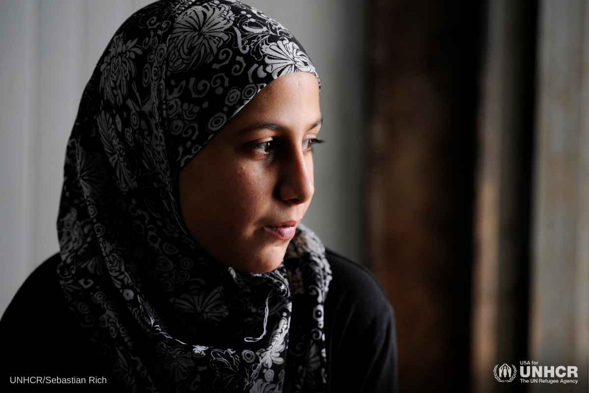 12 year-old Nada fled Syria with her parents and six siblings and found safety in Jordan’s Za’atari Refugee Camp.
