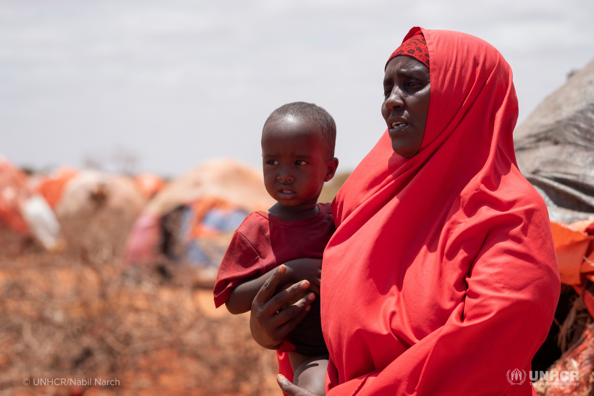 Somali mother fleeing home after facing impacts of drought