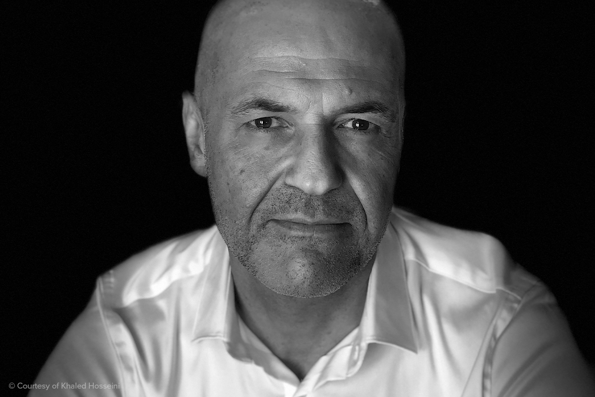 portrait of khaled hosseini