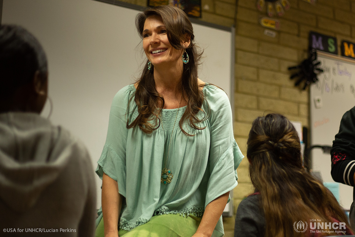 Stacie teaches refugees students in Phoenix