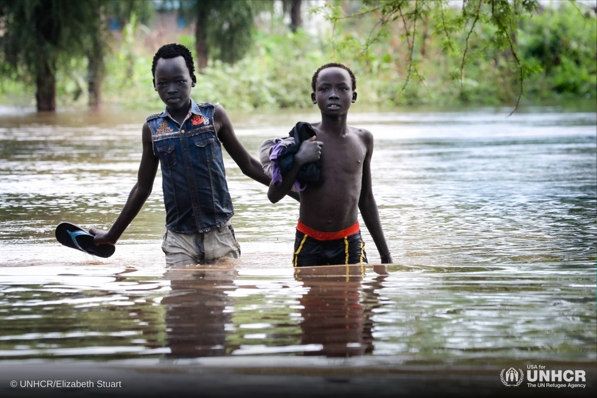 Nigerian refugee boys