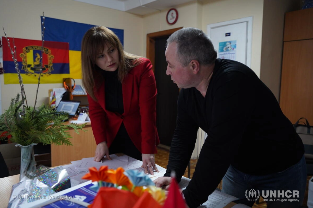 Twice displaced by war in Ukraine, but refusing to give up