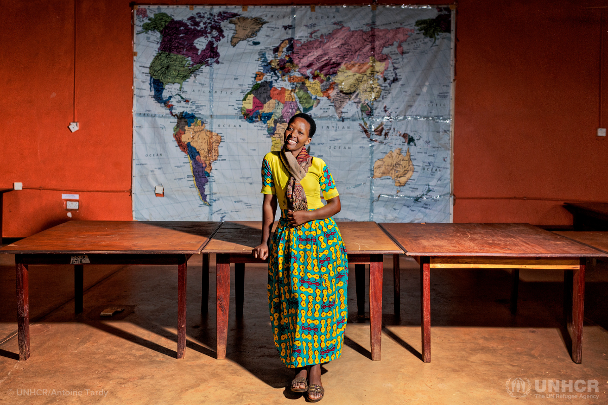 Rachel, refugee girl from Malawi