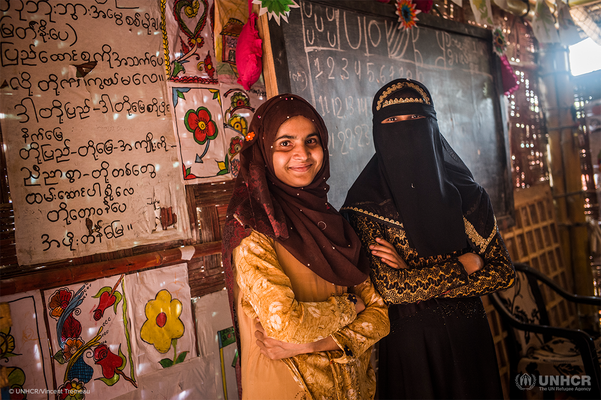 rohingya refugee sisters huraima and saima