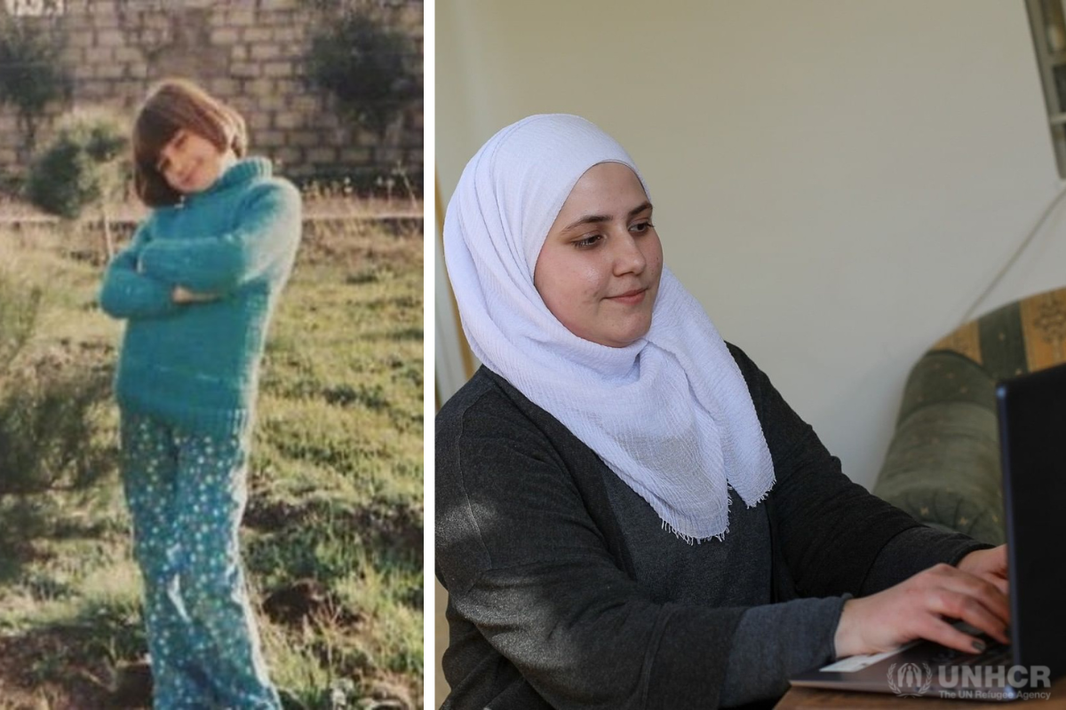 Esraa, from Syrian refugee to web developer