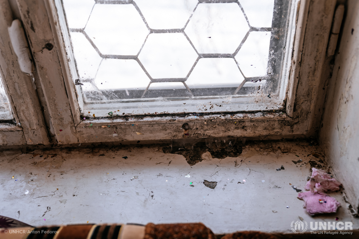 windowsill in Ukraine