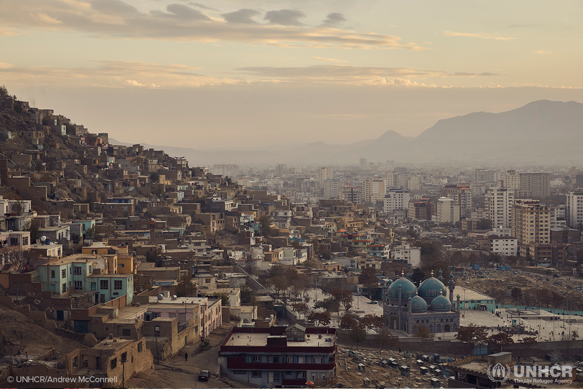 long distance photograph of Kabul
